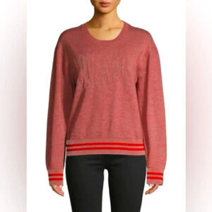 Rag & Bone Reflective Red Pullover‎ Size S